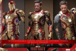 Iron Man 3 Figura Movie Masterpiece 1/6 Iron Man Mark XLII (2.0) Deluxe Version