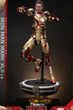 Iron Man 3 Figura Movie Masterpiece 1/6 Iron Man Mark XLII (2.0) Deluxe Version