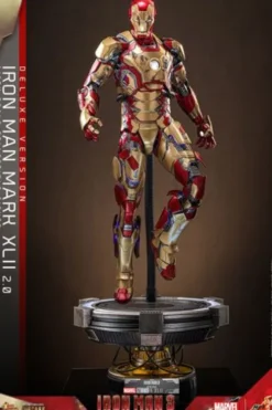 Iron Man 3 Figura Movie Masterpiece 1/6 Iron Man Mark XLII (2.0) Deluxe Version