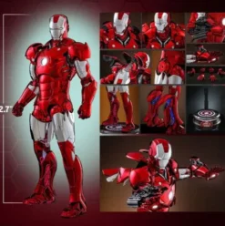 Iron Man Figura Movie Masterpiece Diecast 1/6 Iron Man Mark III (Red & Chrome Version) Hot Toys Exclusive 32 cm