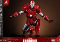 Iron Man Figura Movie Masterpiece Diecast 1/6 Iron Man Mark III (Red & Chrome Version) Hot Toys Exclusive 32 cm