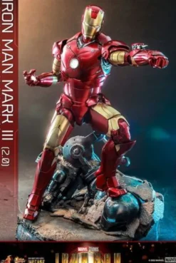 Iron Man Figura Movie Masterpiece Series Diecast 1/6 Iron Man Mark III (2.0) 32 cm