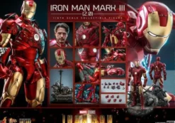 Iron Man Figura Movie Masterpiece Series Diecast 1/6 Iron Man Mark III (2.0) 32 cm