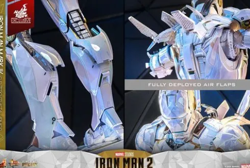 Iron Man 2 Movie Masterpiece Diecast 1/6 Iron Man Mark IV (Sub-Zero Fractal Armor) Hot Toys Exclusive 33 cm