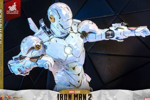 Iron Man 2 Movie Masterpiece Diecast 1/6 Iron Man Mark IV (Sub-Zero Fractal Armor) Hot Toys Exclusive 33 cm