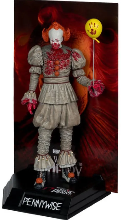 It Welcome to Derry Movie Maniacs Figura Pennywise (Bloody) 16 cm