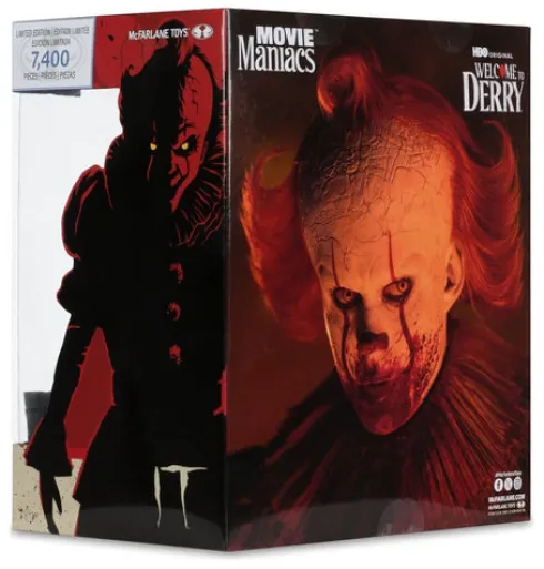It Welcome to Derry Movie Maniacs Figura Pennywise (Bloody) 16 cm