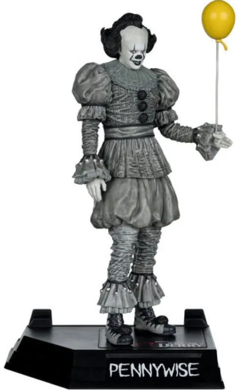 It Welcome to Derry Movie Maniacs Figura Pennywise (Black & White) 16 cm