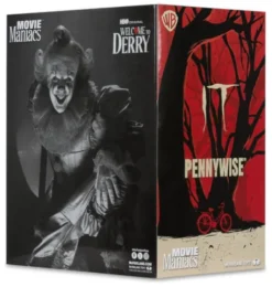 It Welcome to Derry Movie Maniacs Figura Pennywise (Black & White) 16 cm