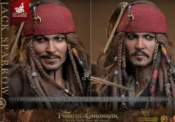 Jack Sparrow Artisan Edition Deluxe Version Figura 1/6 Piratas del Caribe: La Venganza de Salazar 30 cm