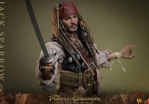 Jack Sparrow Deluxe Version Figura 1/6 Piratas del Caribe: La Venganza de Salazar 30 cm