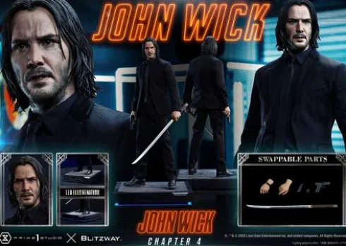 John Wick Chapter 4 Estatua Premium Masterline Series 1/4 John Wick 54 cm