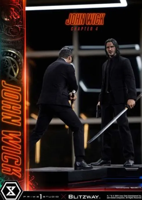 John Wick Chapter 4 Estatua Ultimate Premium Masterline Series 1/4 John Wick Deluxe Version 54 cm