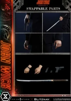 John Wick Chapter 4 Estatua Ultimate Premium Masterline Series 1/4 John Wick Deluxe Version 54 cm