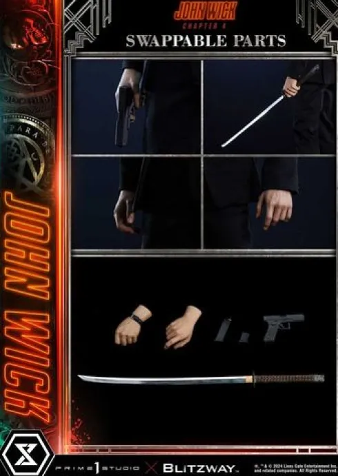 John Wick Chapter 4 Estatua Ultimate Premium Masterline Series 1/4 John Wick Deluxe Version 54 cm