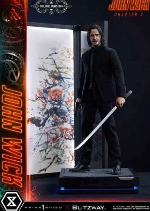 John Wick Chapter 4 Estatua Ultimate Premium Masterline Series 1/4 John Wick Deluxe Version 54 cm