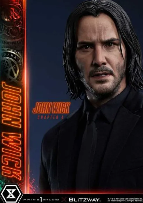 John Wick Chapter 4 Estatua Ultimate Premium Masterline Series 1/4 John Wick Deluxe Version 54 cm