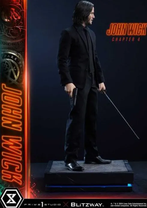 John Wick Chapter 4 Estatua Ultimate Premium Masterline Series 1/4 John Wick Deluxe Version 54 cm