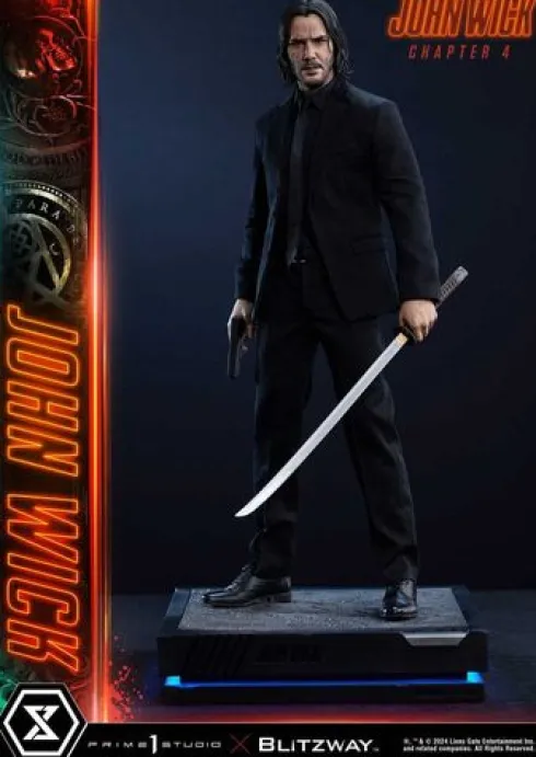 John Wick Chapter 4 Estatua Ultimate Premium Masterline Series 1/4 John Wick Deluxe Version 54 cm