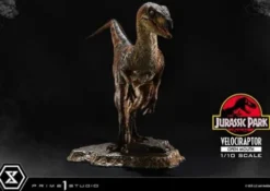 Jurassic Park Estatua Prime Collectibles 1/10 Velociraptor Open Mouth 19 cm