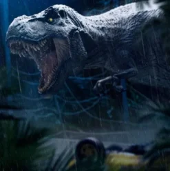 Jurassic Park Icons Estatua T-Rex Attack 15 cm