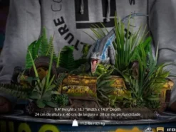 Jurassic World Fallen Kingdom Estatua 1/10 Deluxe Art Scale Blue 24 cm