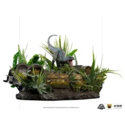 Jurassic World Fallen Kingdom Estatua 1/10 Deluxe Art Scale Blue 24 cm