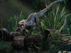 Jurassic World Fallen Kingdom Estatua 1/10 Deluxe Art Scale Blue 24 cm