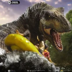 Jurassic World: Rebirth Estatua 1/20 Demi Art Scale T-Rex River Attack 22 cm