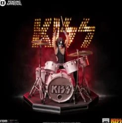 Kiss Estatua Art Scale 1/10 Peter Criss Limited Edtition 22 cm