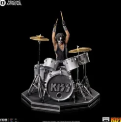 Kiss Estatua Art Scale 1/10 Peter Criss Limited Edtition 22 cm