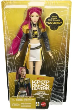 KPop Demon Hunters Muñeca Cantante Huntrix Mira (Golden)