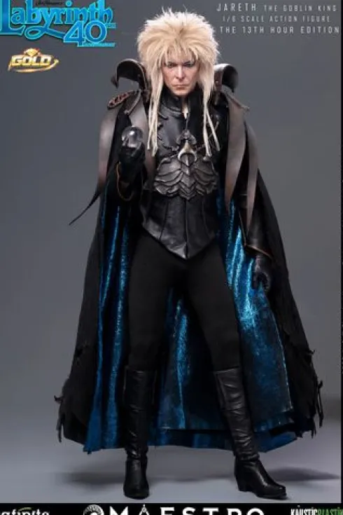 Labyrinth Jareth The Goblin King 1/6 Action Figure The 13th Hour Edition Gold