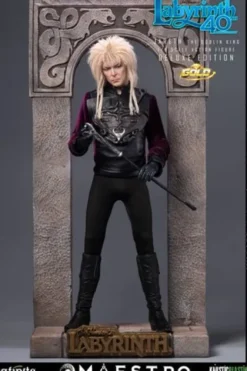 Labyrinth Jareth The Goblin King 1/6 Action Figure Deluxe Edition Gold