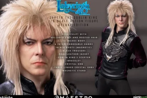 Labyrinth Jareth The Goblin King 1/6 Action Figure Deluxe Edition