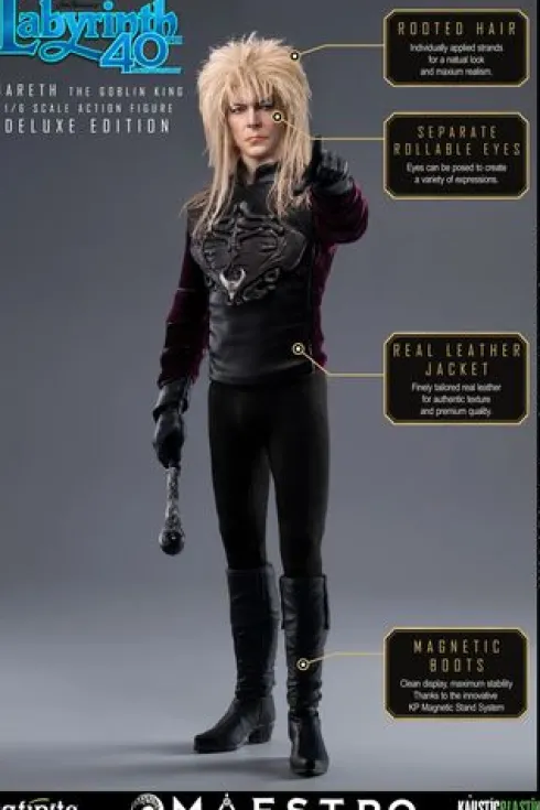 Labyrinth Jareth The Goblin King 1/6 Action Figure Deluxe Edition