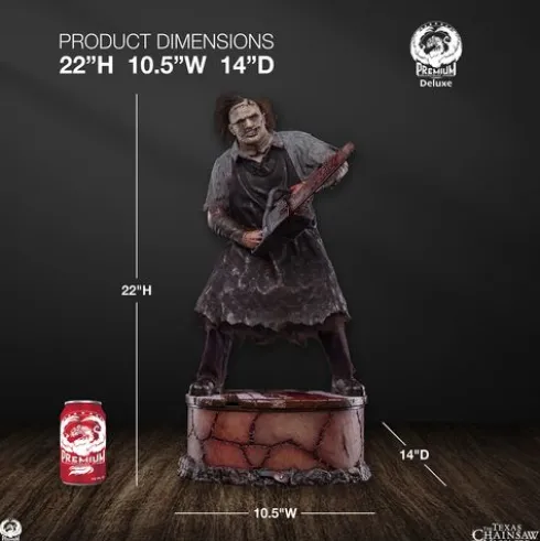 La Matanza de Texas Estatua 2003 1/4 Leatherface Deluxe Version 56 cm
