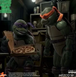 Las Tortugas Ninja box set Figuras 1/12 Teenage Mutant Ninja Turtles (1990 Movie) 15 cm