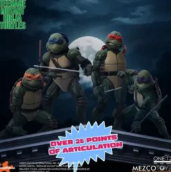 Las Tortugas Ninja box set Figuras 1/12 Teenage Mutant Ninja Turtles (1990 Movie) 15 cm