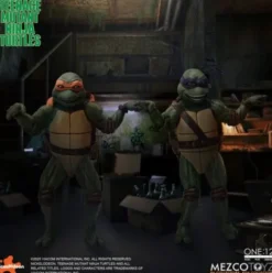 Las Tortugas Ninja box set Figuras 1/12 Teenage Mutant Ninja Turtles (1990 Movie) 15 cm
