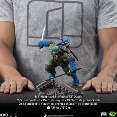 Las Tortugas Ninja Estatua 1/10 Art Scale Leonardo Unleashed 22 cm