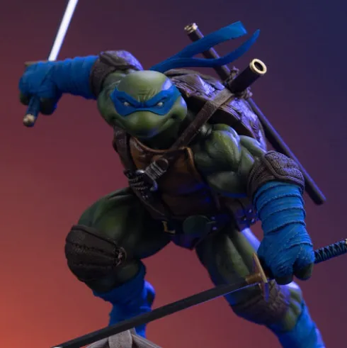 Las Tortugas Ninja Estatua 1/10 Art Scale Leonardo Unleashed 22 cm