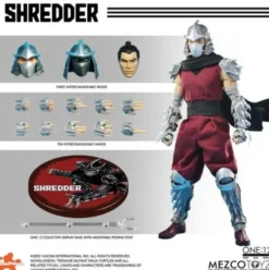 Las Tortugas Ninja Figura 1/12 Shredder 17 cm