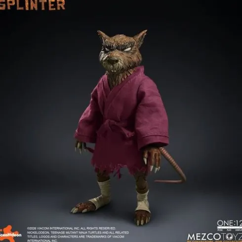 Las Tortugas Ninja One:12 Collective Figura 1/12 Splinter 17 cm