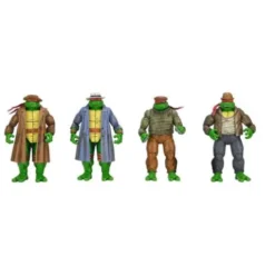 Las Tortugas Ninja Pack de 4 Figuras Gangster Turtles 18 cm