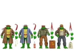 Las Tortugas Ninja Pack de 4 Figuras Gangster Turtles 18 cm