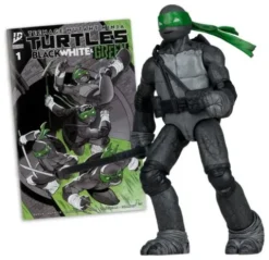 Las Tortugas Ninja Page Punchers Figura Donatello (Black White & Green ) (Red Platinum Edition) 13 cm