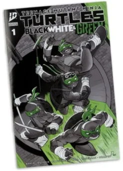 Las Tortugas Ninja Page Punchers Figura Donatello (Black White & Green ) (Red Platinum Edition) 13 cm