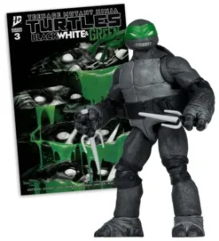 Las Tortugas Ninja Page Punchers Figura Raphael (Black White & Green) (Red Platinum Edition) 13 cm