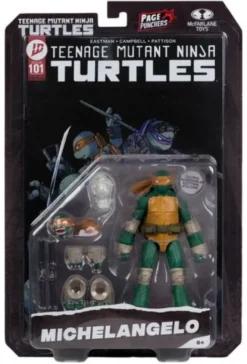 Las Tortugas Ninja Page Punchers Figura Michelangelo 13 cm